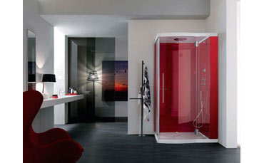 Alya, innovativa cabina doccia realizzata da Samo: massimo benessere in spazi ridotti