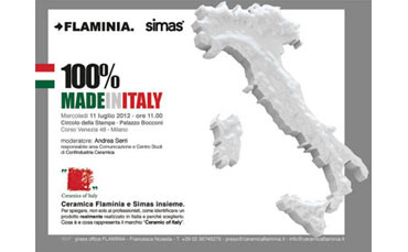 Ceramica Flaminia e Simas insieme: come identificare un prodotto 100% made in Italy