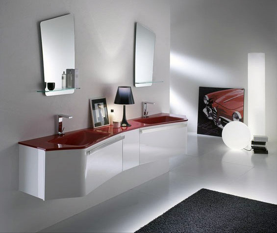 Furny, la nuova collezione di mobili da bagno presentata da Tulli Zuccari al Cersaie 2010