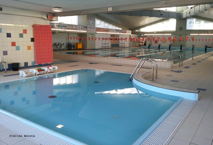 La serie Elementi di Casalgrande Padana arreda lo Stadio del Nuoto di Cuneo e la Piscina Amiata