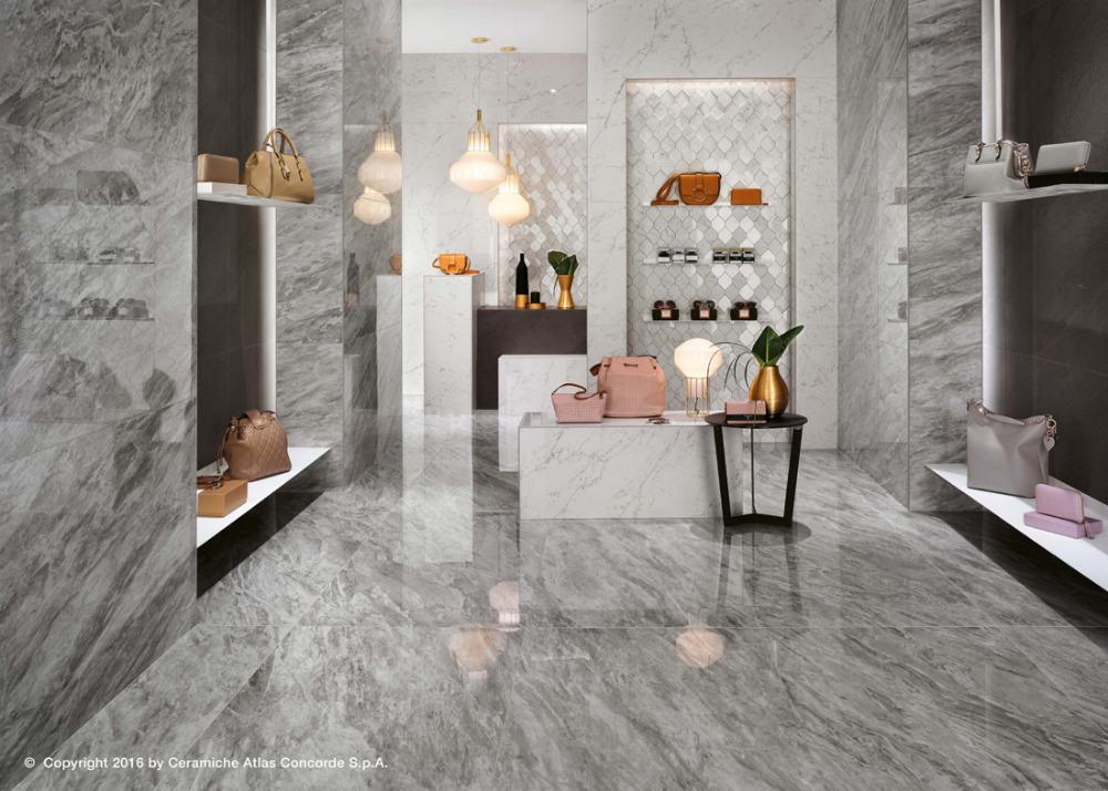 Pavimenti e rivestimenti effetto marmo Marvel Stone - Bardiglio/Basaltina