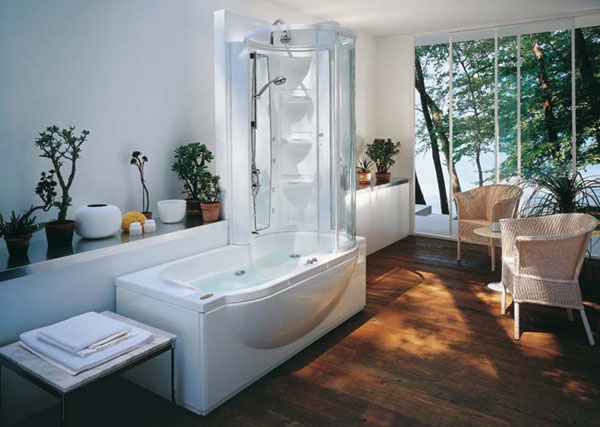 Vasca doccia combinata Amea Twin Premium