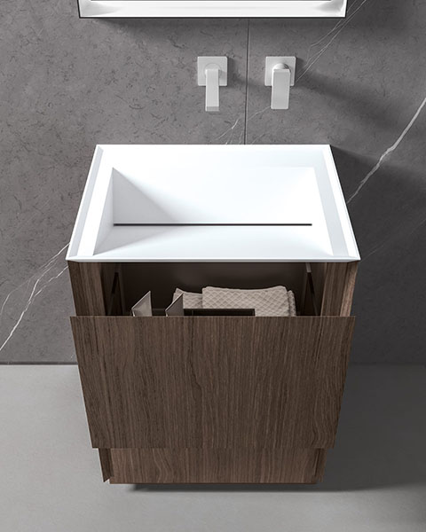 Vasca lavabo per mobile da bagno TRIA - Serie IKON by BMT