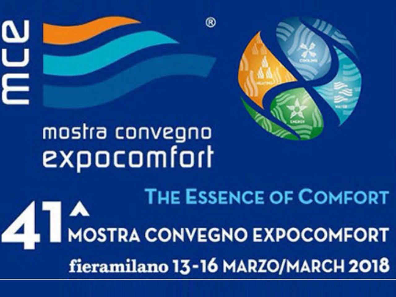 41° Mostra Convegno ExpoComfort: Milano 13-16 marzo 2018