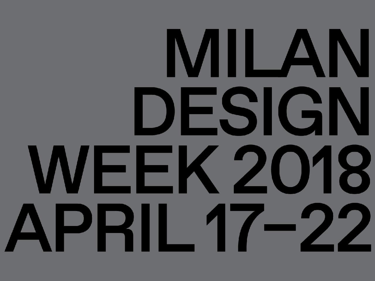 Pochi giorni alla Milano Design Week 2018