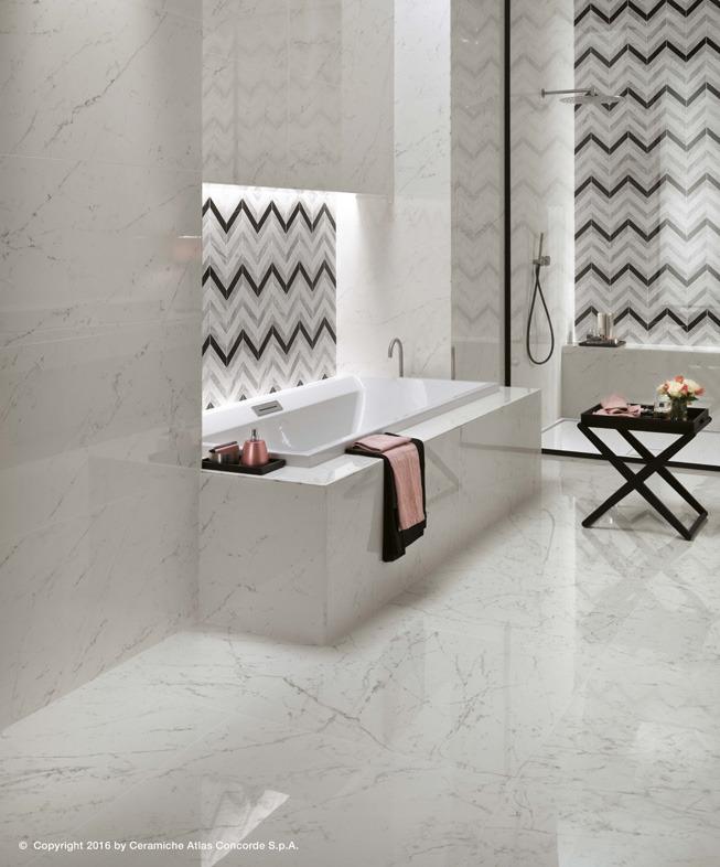 Pavimenti e rivestimenti effetto marmo Marvel Stone - Carrara