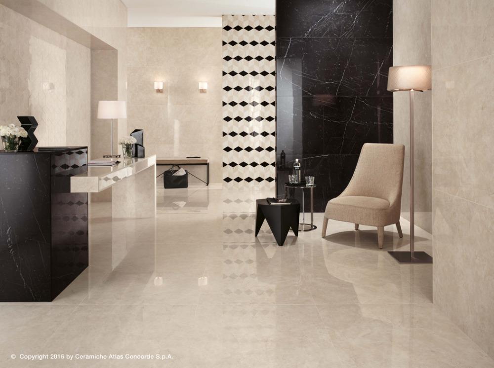 Pavimenti e rivestimenti effetto marmo Marvel Stone - Cream/Marquina