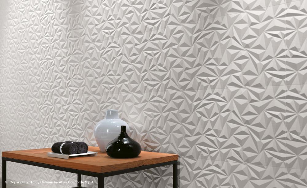 Rivestimento 3D Wall Design Angle White